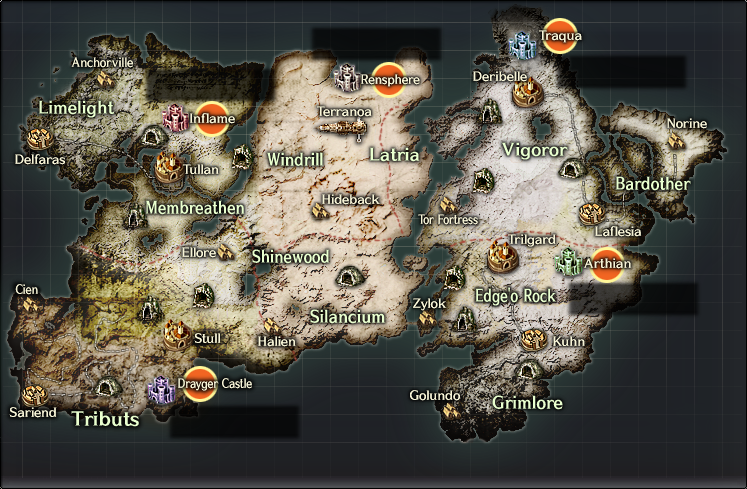 Mapa do Mundo de Chantra