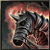 Heavily-armored Black Horse